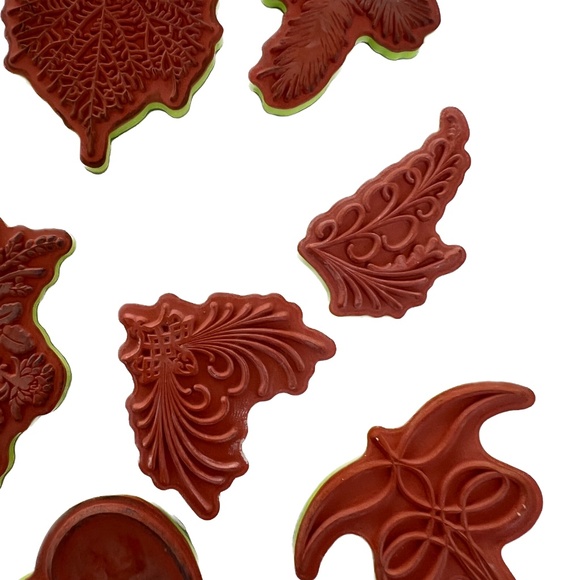 Inkadinkado Stamping Gear Set New and Used 40 Stamps 3 Circle Wheels 3 Blocks - Picture 13 of 13